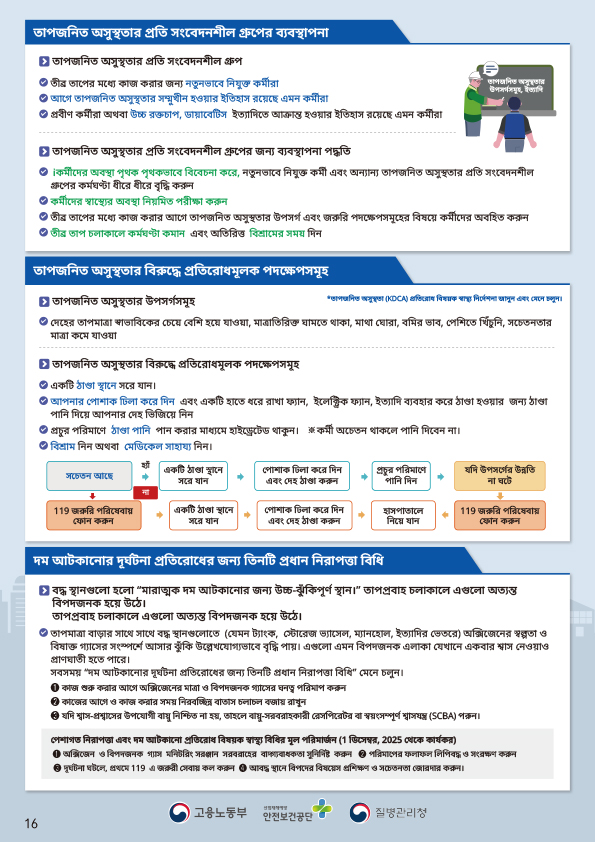 폭염으로 인한 온열질환 예방수칙