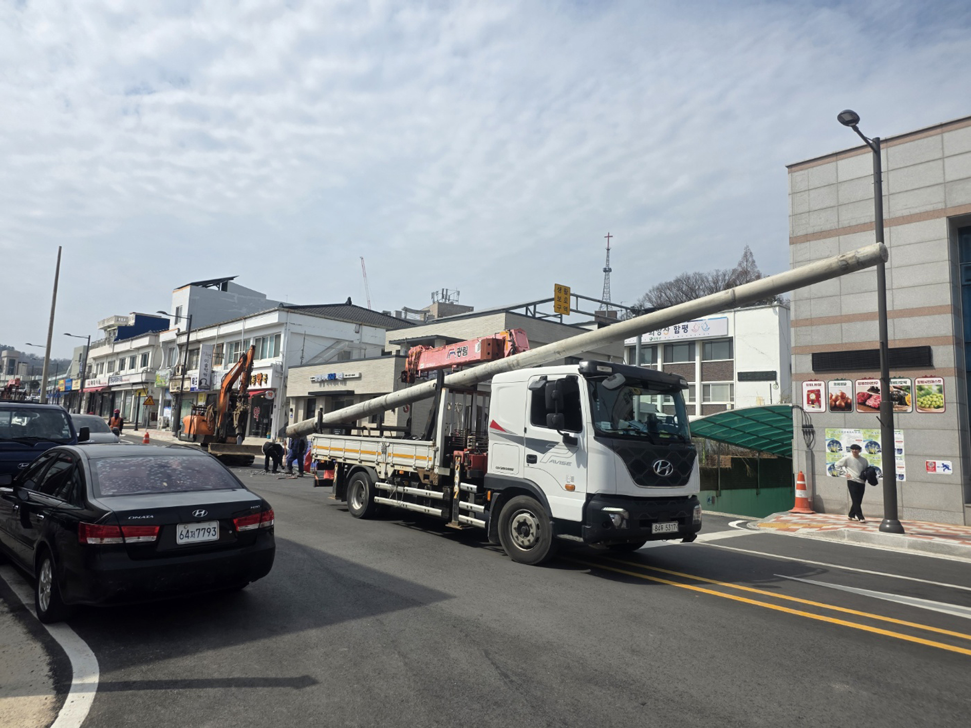 함평군, 읍 중앙길 도시계획도로 전면개통