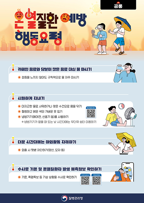 폭염 대비 취약집단별 행동요령