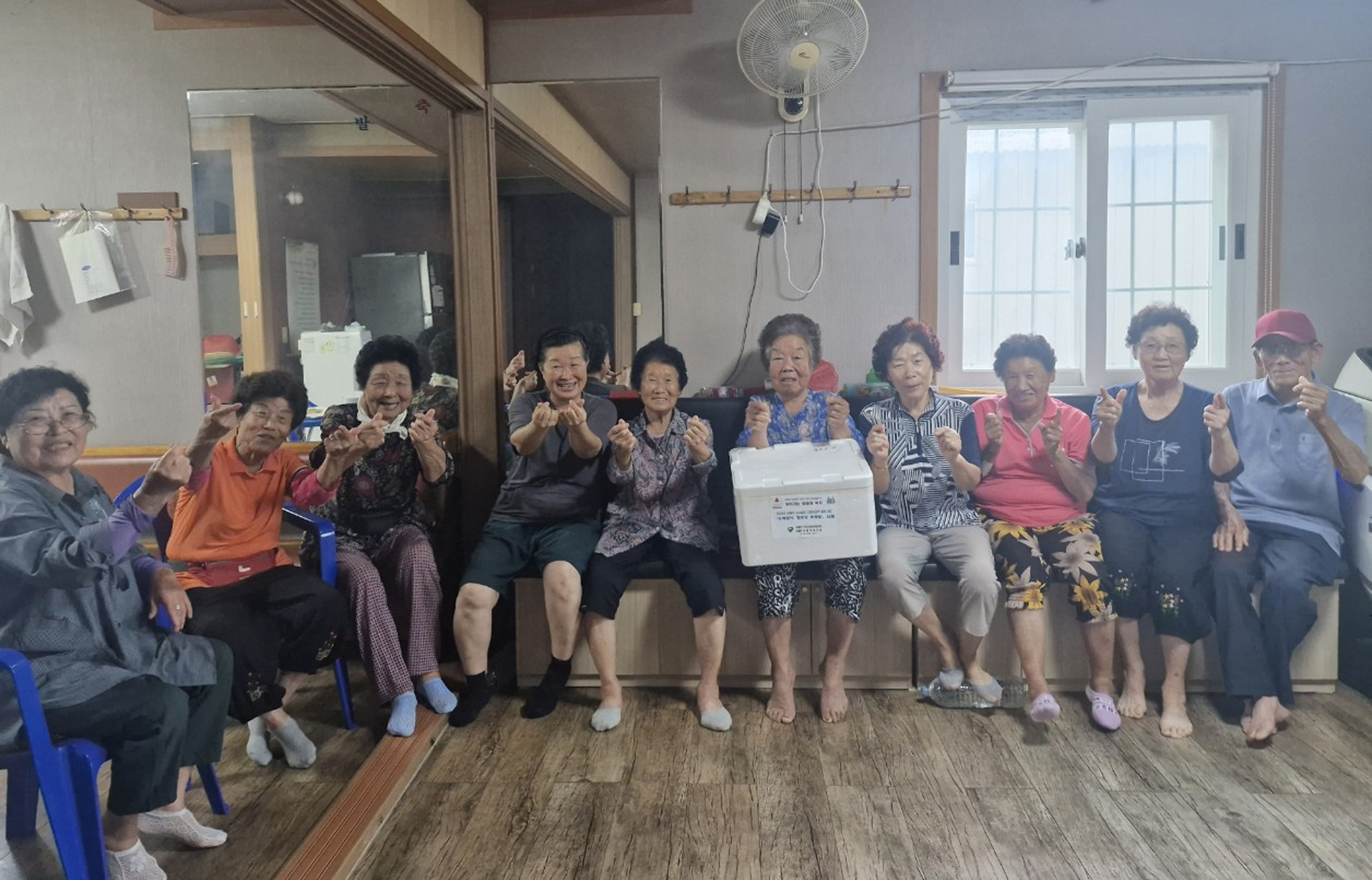 함평군 손불면 지역사회보장협의체, 경로당에 영양 부식 지원