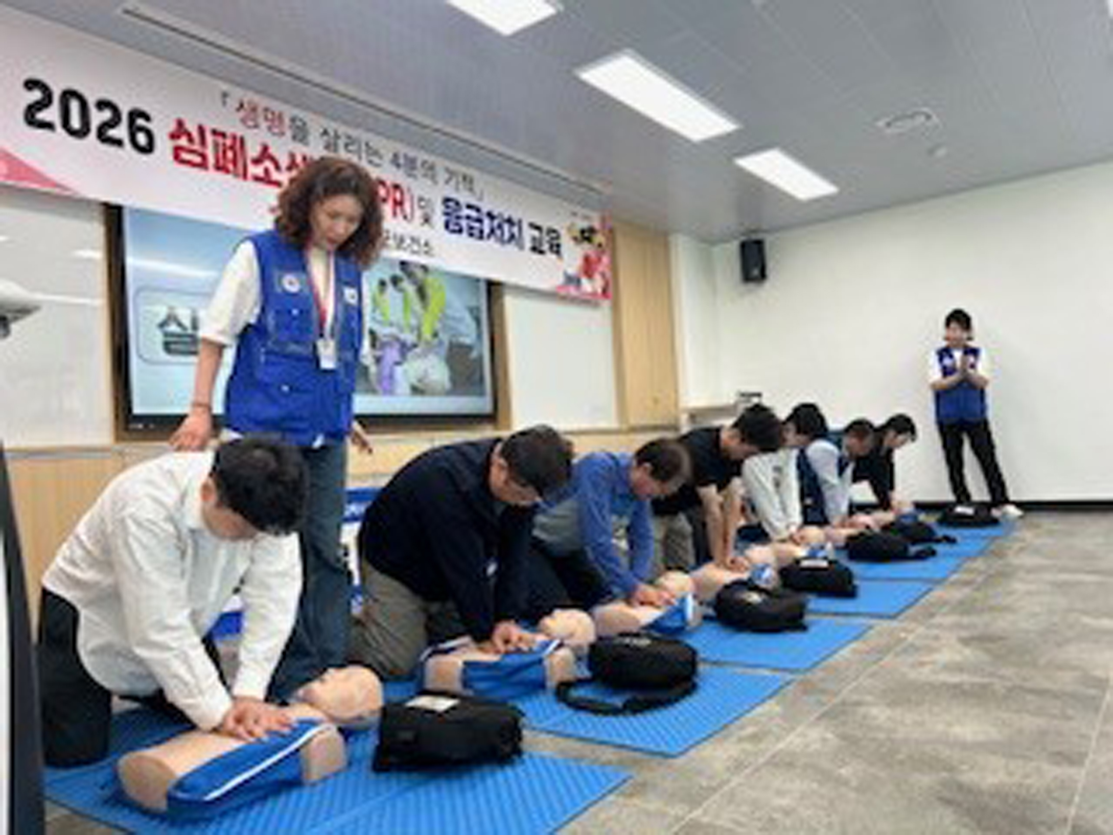 함평군, 심폐소생술 및 응급처치 교육 성료…‘응급상황 골든타임’ 대응 능력 높인다