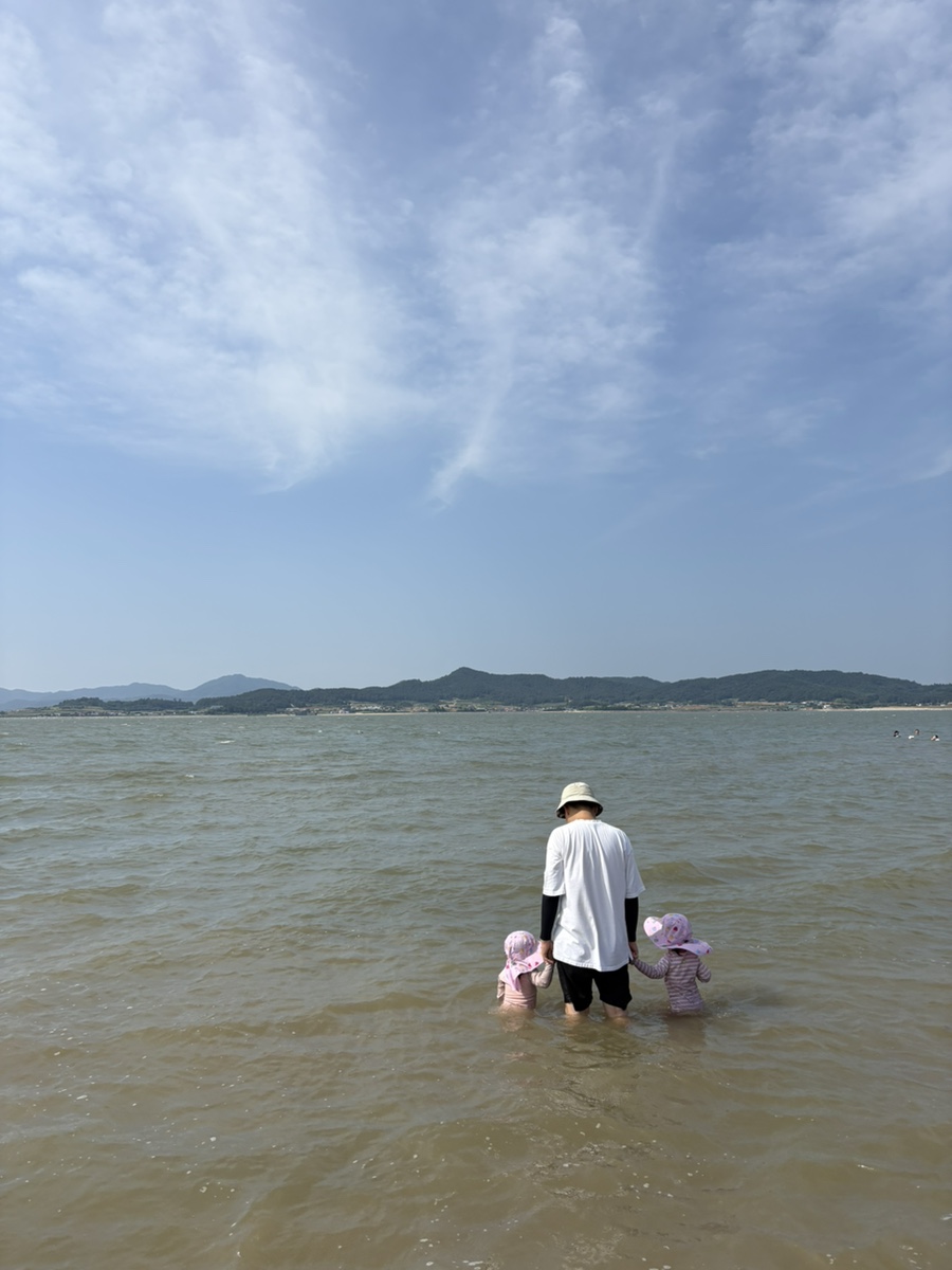 아빠랑 같이 함평 돌머리 해수욕장 다녀왔어요~