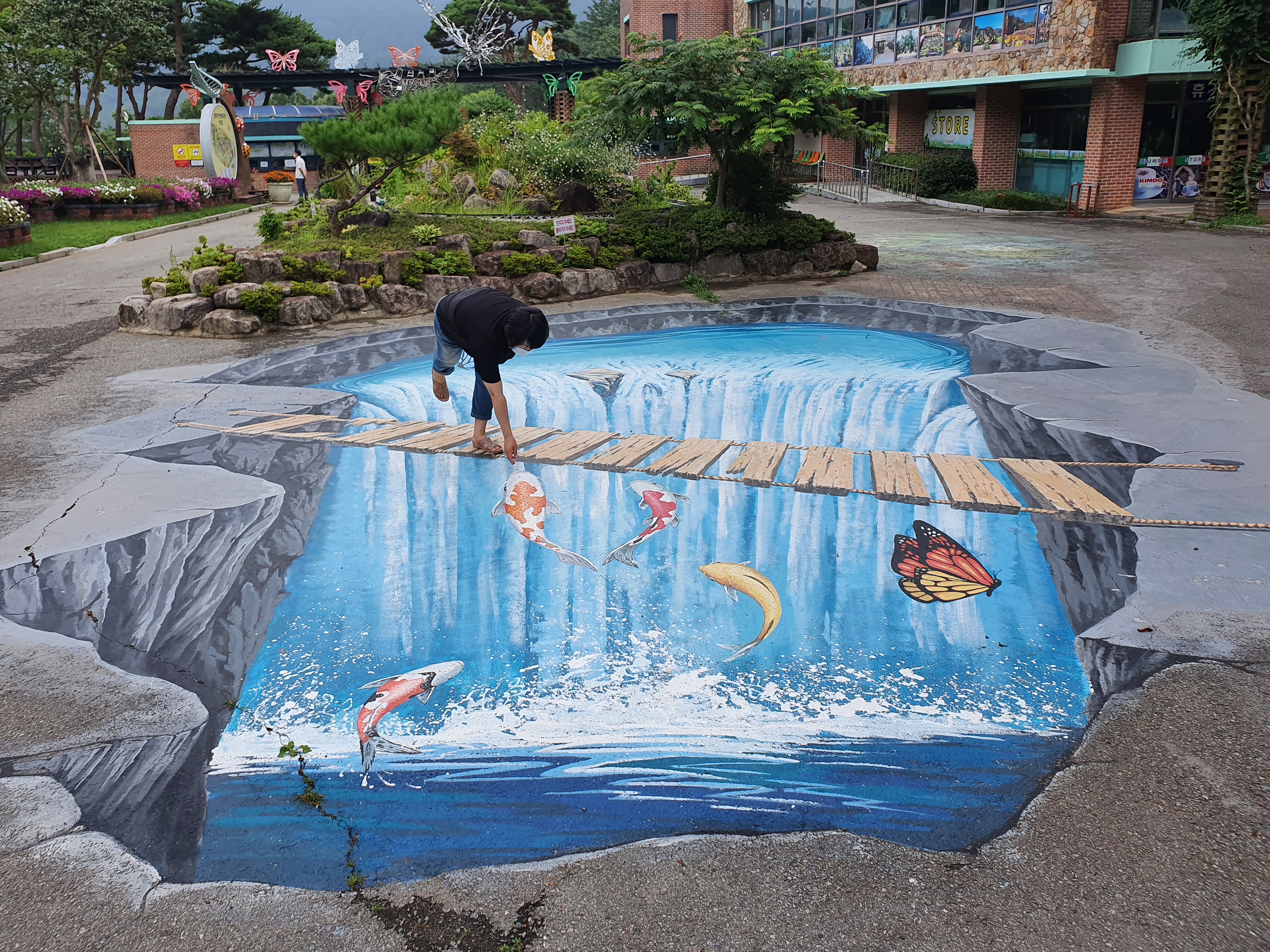 트릭아트도 너무 재밌었어요.^^