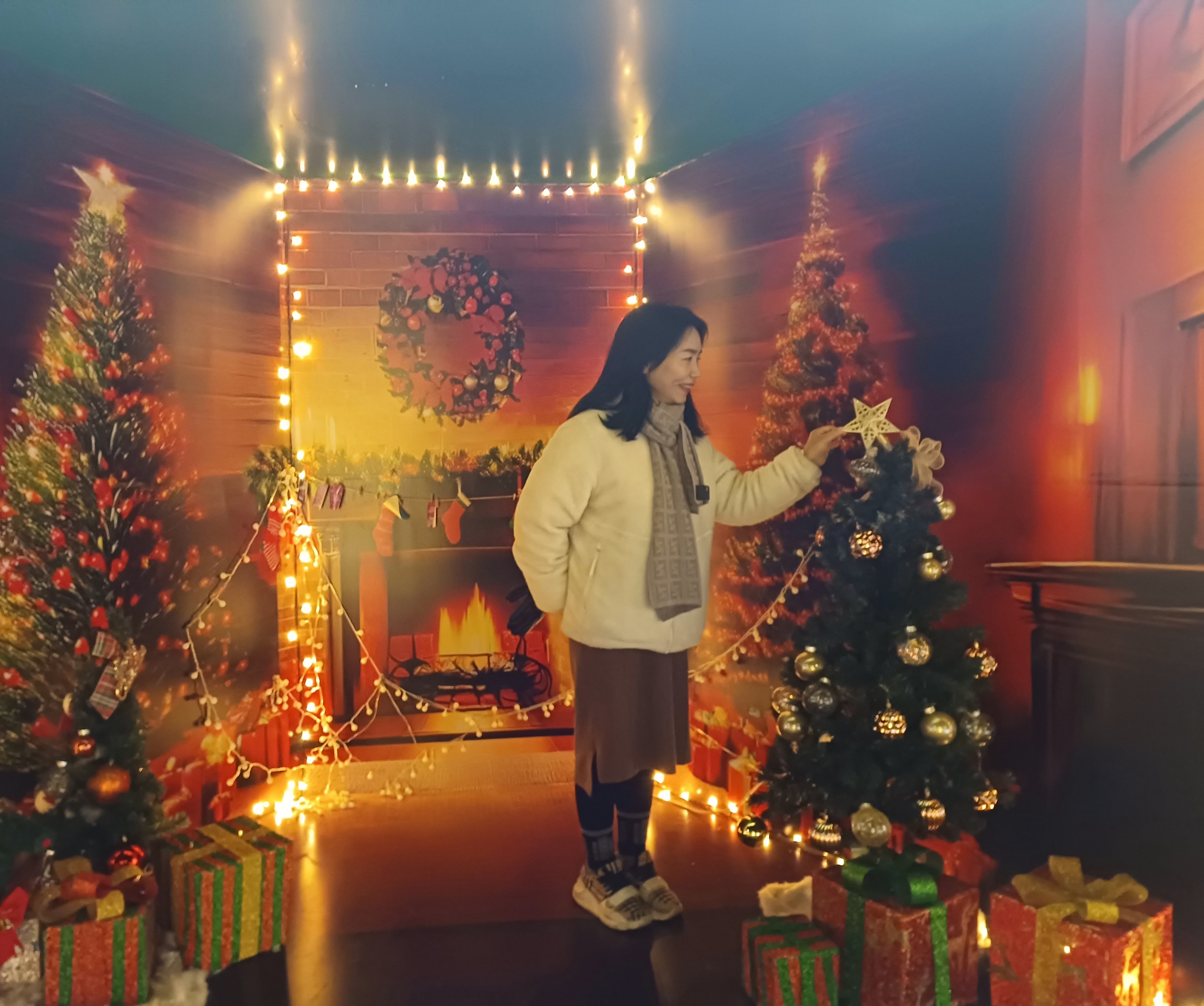 겨울밤 멋진 추억 여행