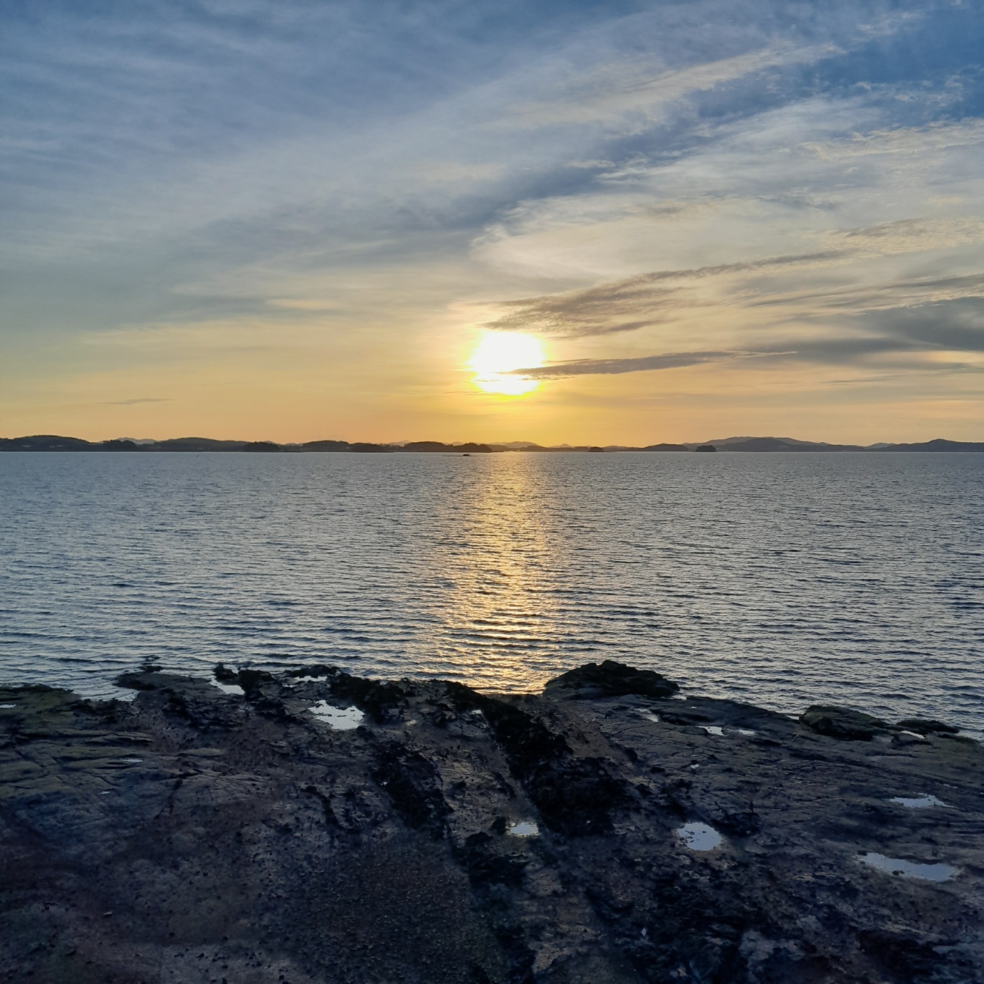 노을과 함께 한 여행