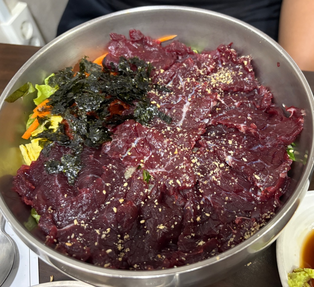 함평 전주식당에서 찐생비도 먹고