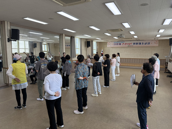 함평군, ‘다함께 건강up! 생활체조교실’ 운영 ‘호평’