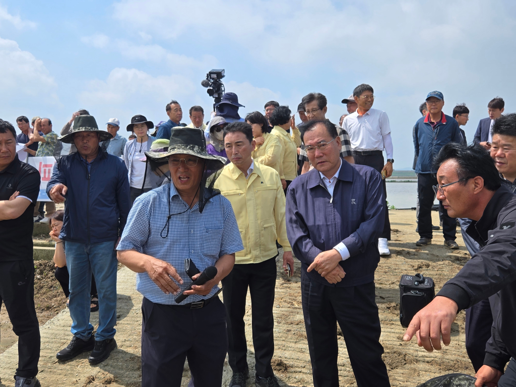 벼(가루쌀) 직파재배 시연회