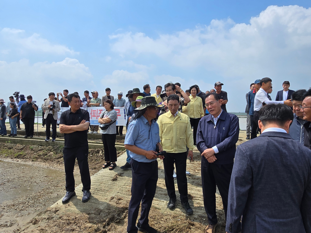 벼(가루쌀) 직파재배 시연회