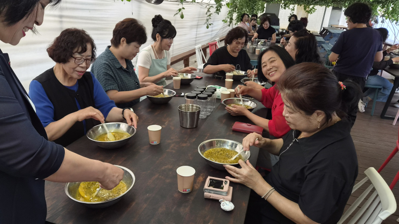 한여농 ‘지역농산물 활용 음식 체험교육