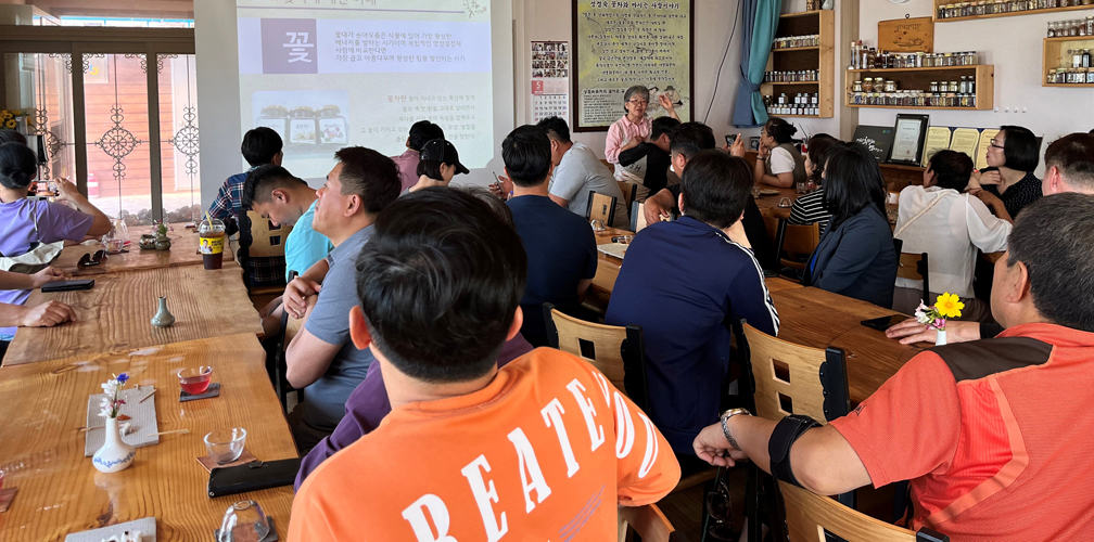 함평군, 신규농업인(귀농) 선도농가 현장 견학 실시