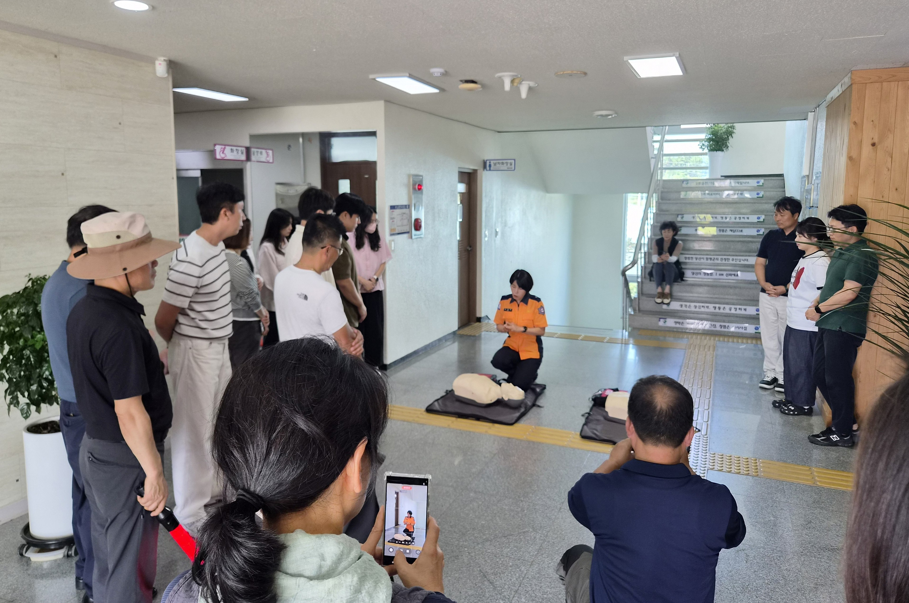 함평군 농업기술센터-함평119안전센터 합동 소방 훈련 성료