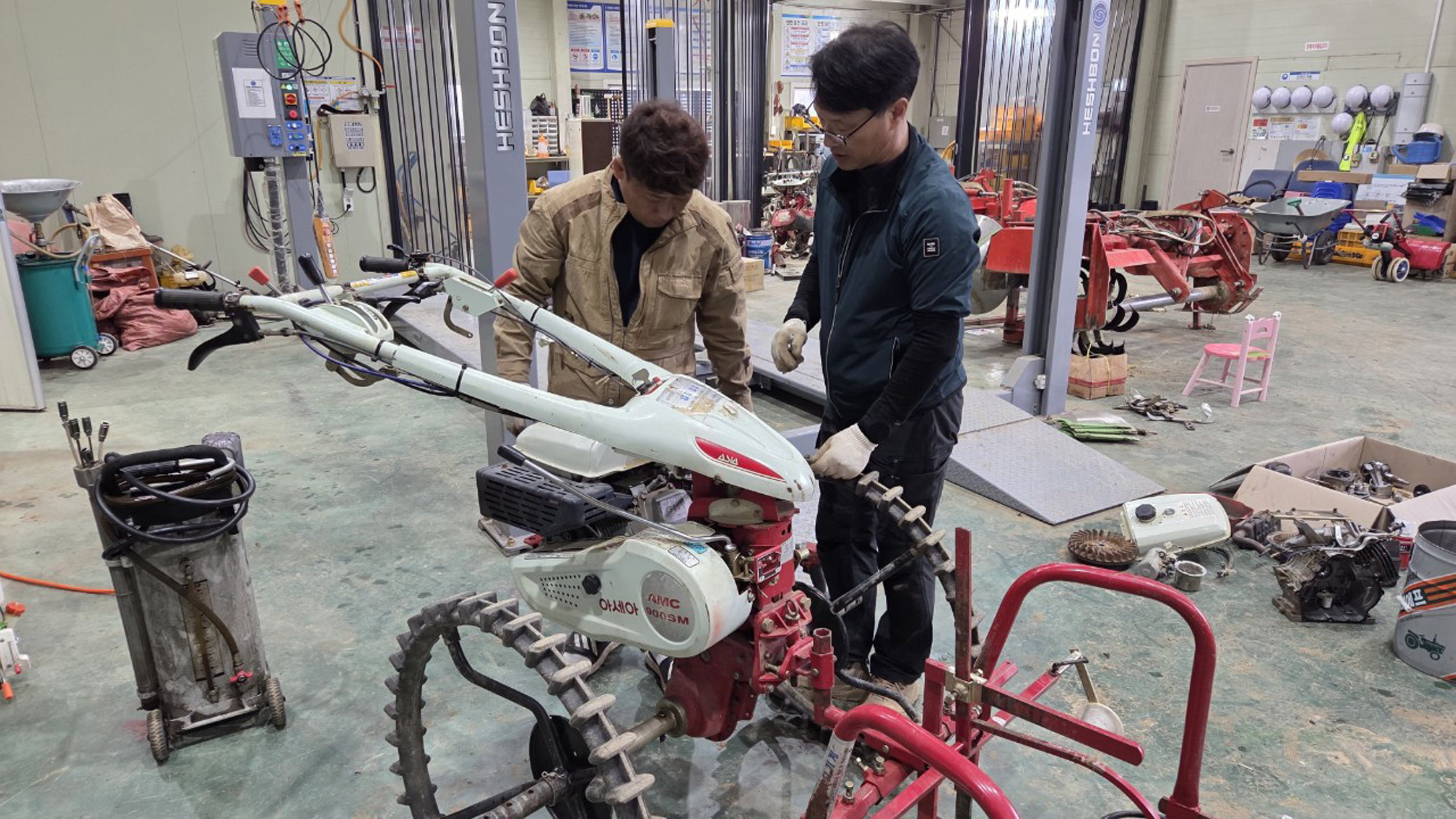 함평군 농업기술센터, 농번기 맞아 농기계임대사업소 비상근무 돌입