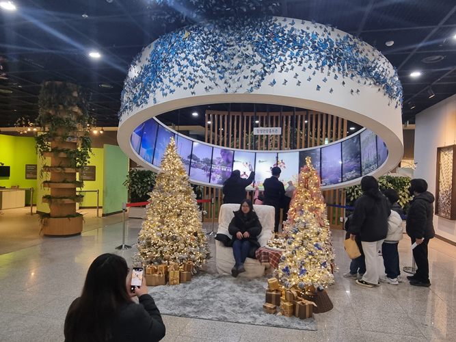 함평엑스포공원 나비곤충생태관, ‘하얀 겨울 오두막’ 새단장