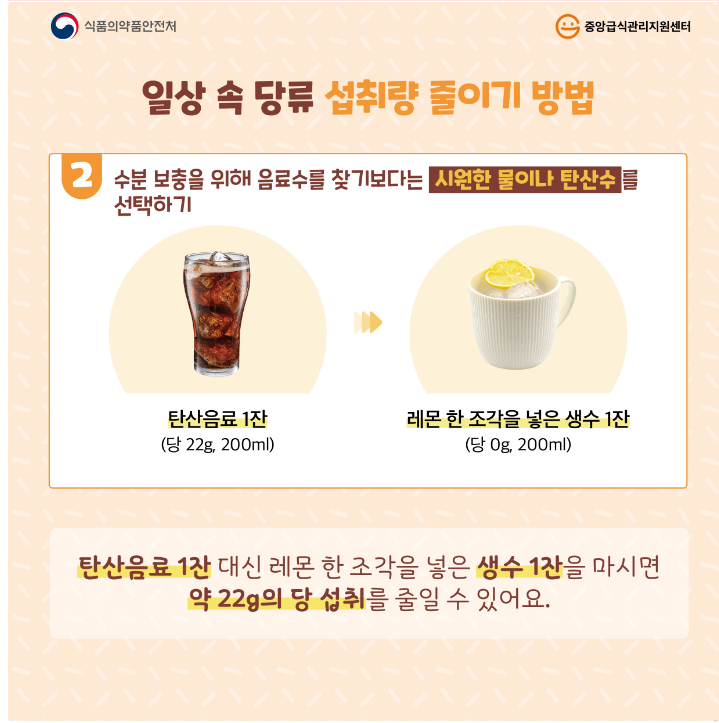 당류 줄이기 실천방법 알아보기