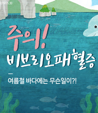 주의! 비브리오 패혈증 여름철 바다에는 무슨일이?!