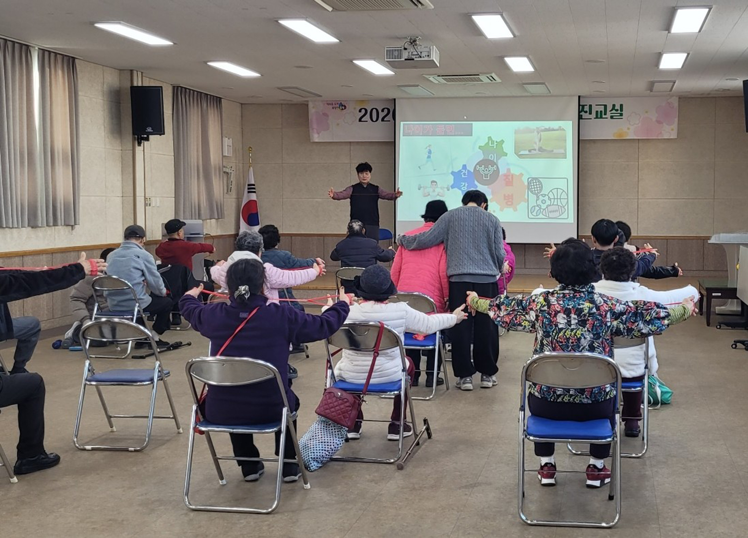 함평군, 뇌병변·지체 장애인 대상 ‘주간재활 건강증진교실’ 운영