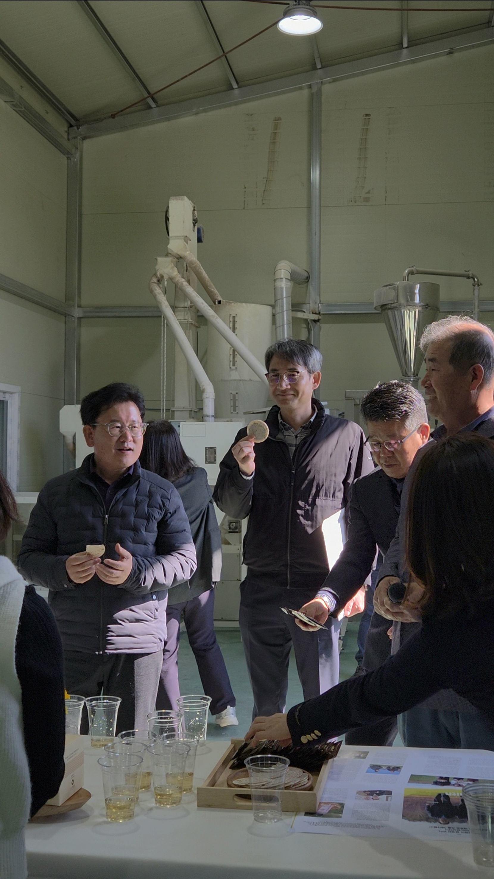 이승돈 농촌진흥청장, 함평군 맥류재배 단지 방문