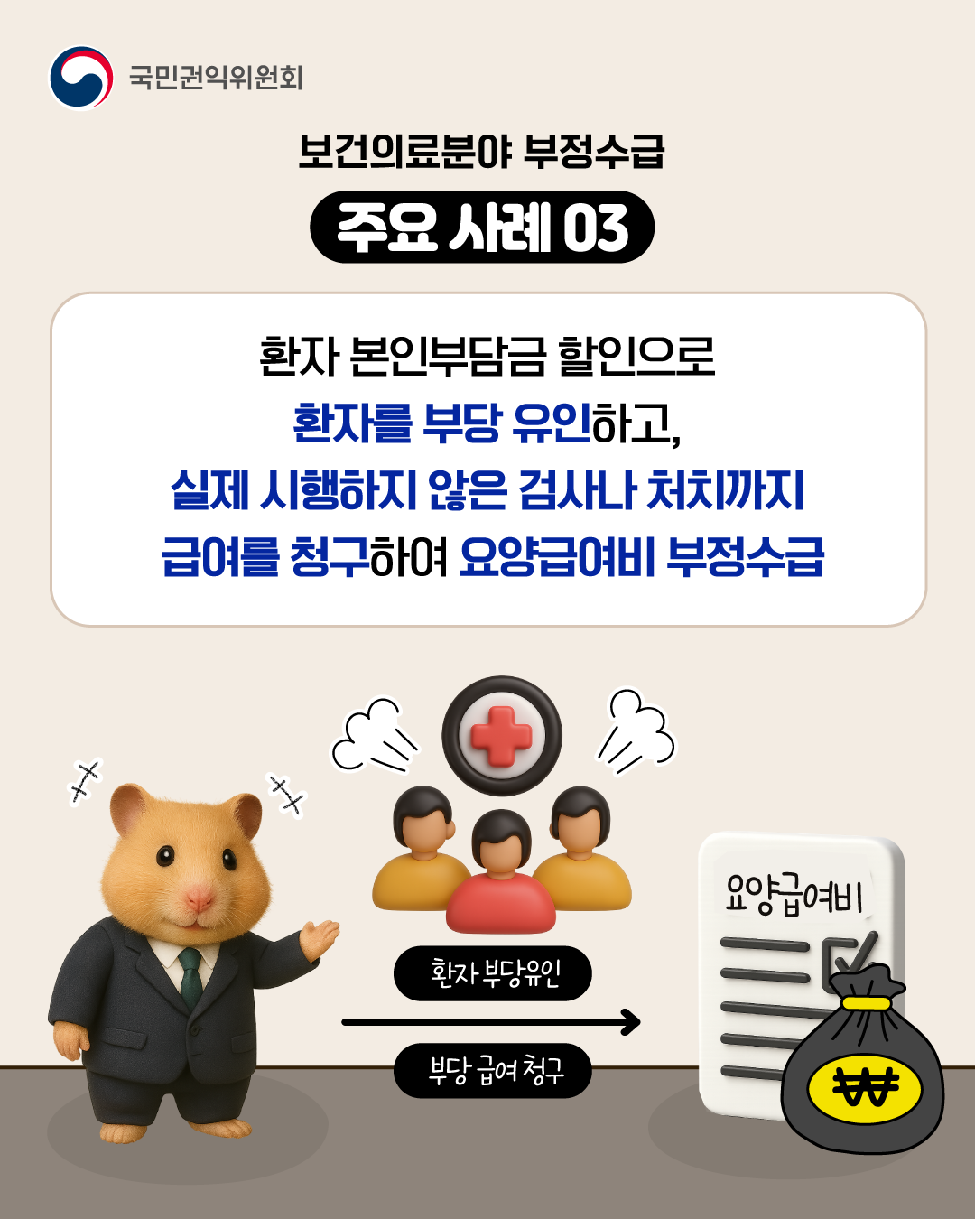 보건의료분야 정부지원금 부정수급 집중신고기간 운영