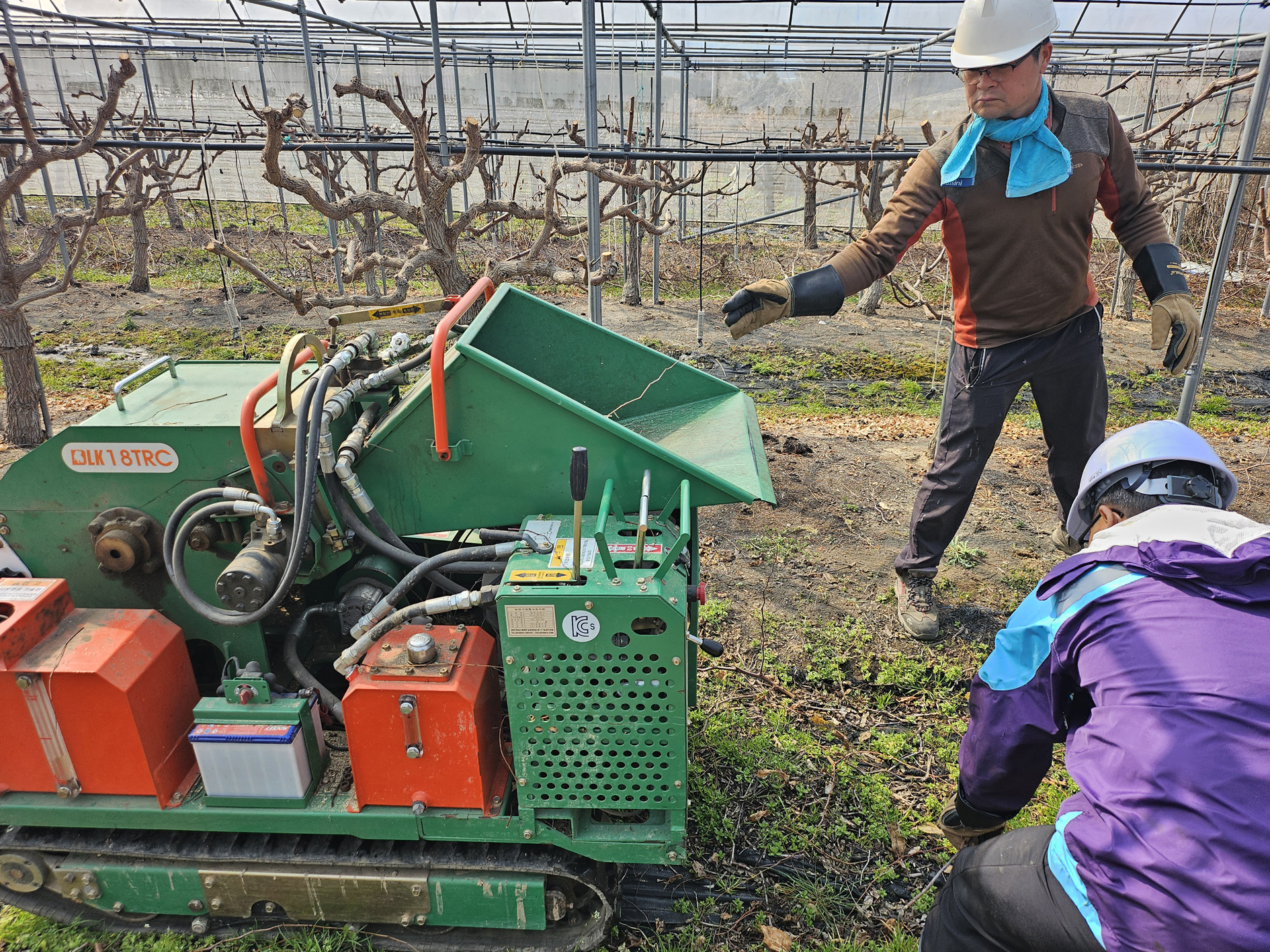 함평군농업기술센터, 영농부산물 안전처리 파쇄지원단 운영